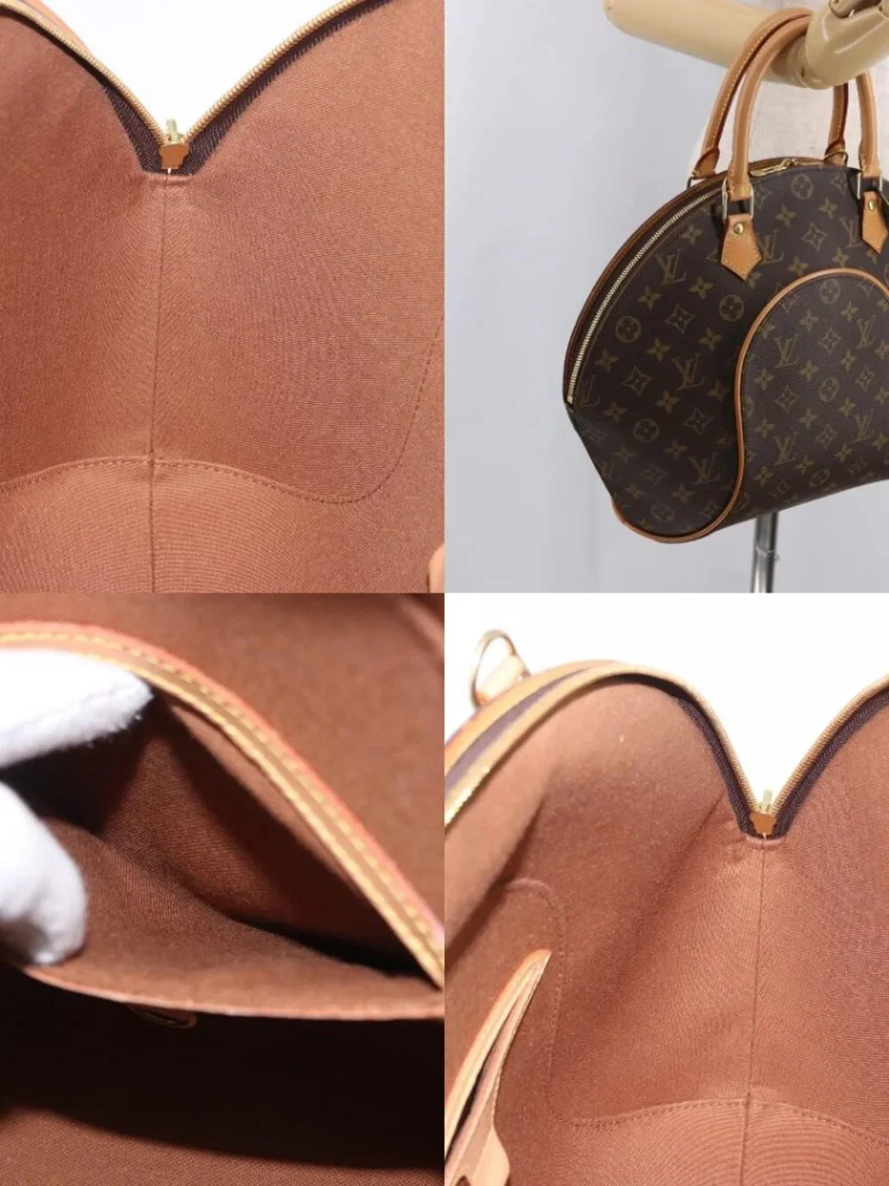 LOUIS VUITTON Monogram Ellipse MM Hand Bag M51126 LV Auth 187974V
